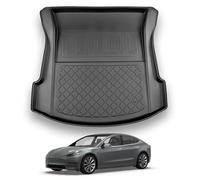 NOMAD Tesla Model 3 (2017+) Boot Liner Premium Tailored Fit Car Floor Mat Protector Easy Install Non Slip Thermoplastic Waterproof Dog & Pet Friendly Raised Edges Compatible Custom Fit Accessory