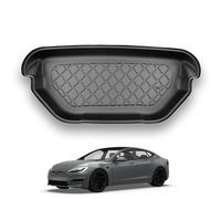 NOMAD Tesla Model S (2021+) Boot Liner Premium Tailored Fit Car Floor Mat Protector Easy Install Non Slip Thermoplastic Waterproof Dog & Pet Friendly Raised Edges Compatible Custom Fit Accessory