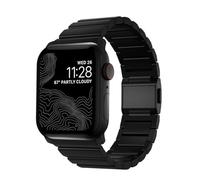 NOMAD Titanium Apple Watch Band v2 45mm Black, Titanium Ultra Watch Band with Adjustable Links and Integrated Lugs, Compatible with Apple Watch Ultra 1-3, Series 1-11, and SE