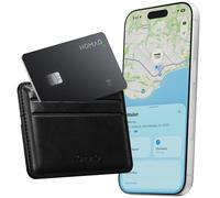 Nomad Tracking Card Pro I Premium Bluetooth Tracker in Card Format with Apple Find My I (Black)