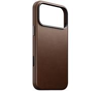 NOMAD Traditional Leather Case | for iPhone 17 Pro Max | Protective Case Made of High-Quality Genuine Leather | MagSafe Compatible | Brown