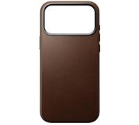 NOMAD Traditional Leather Case | for iPhone 17 Pro Max | Protective Case Made of High-Quality Genuine Leather | MagSafe Compatible | Brown
