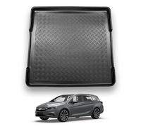 NOMAD Vauxhall Astra K (2015+) Boot Liner [Estate Models] Tailored Fit Car Floor Mat Protector Non Slip Waterproof Raised Edges Compatible Custom Fit Accessory Black Dog & Pet Friendly