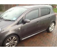 Nomad Vauxhall Corsa E (2014-2021) (5 Door) Only Suitable For 5 Door Models Wind Deflectors Uv & Scratch Resistant Acrylic In-Channel