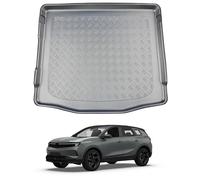 NOMAD Vauxhall Grandland 2024- Boot Liner Upper Position Tailored Fit Car Floor Mat Protector Non Slip Waterproof Raised Edges Compatible Custom Fit Accessory Black Dog & Pet Friendly All-Weather