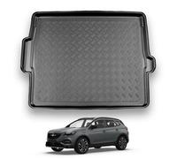 NOMAD Vauxhall Grandland X (2017+) Boot Liner [Upper Boot Position - Not for Hybrid Models] Tailored Fit Car Floor Mat Protector Waterproof Raised Edges Compatible Custom Accessory Dog & Pet Friendly