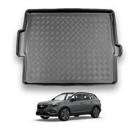 NOMAD Vauxhall Grandland X (2017+) Boot Liner [Upper Boot Position - Not for Hybrid Models] Tailored Fit Car Floor Mat Protector Waterproof Raised Edges Compatible Custom Accessory Dog & Pet Friendly