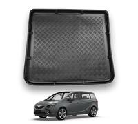 NOMAD Vauxhall Zafira C (2012-2019) Boot Liner [Fits 5 & 7 Seat Models with 3rd Row Folded] Tailored Fit Car Floor Mat Protector Waterproof Raised Edges Compatible Custom Accessory Dog & Pet Friendly