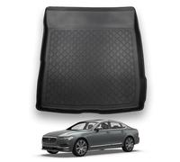 NOMAD Volvo S90 (2016+) Boot Liner [Not for PHEV Models] Premium Tailored Fit Car Floor Mat Protector Recyclable Thermoplastic Waterproof Dog Pet Friendly Raised Edges Compatible Custom Fit Accessory