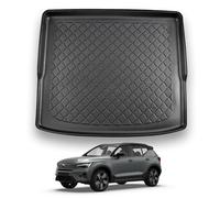 NOMAD Volvo XC40 (2020+) [Recharge] Boot Liner Premium Tailored Fit Car Floor Mat Protector Easy Install Non Slip Recyclable Waterproof Dog & Pet Friendly Raised Edges Compatible Custom Fit Accessory