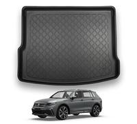 NOMAD VW Tiguan (2016-23) Boot Liner [Upper Boot Position] Premium Tailored Car Floor Mat Protector Recyclable Thermoplastic Waterproof Dog & Pet Friendly Raised Edges Compatible Custom Accessory