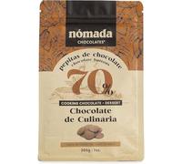 Nomada - Culinary Chocolate Nuggets 70% Pure Cocoa - Intense and Deep Flavor - Ideal for Gourmet Cooking - Made in Portugal