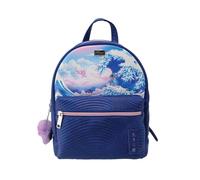 Nomadict Gaming Bag Stitch Hokusai Waves - Backpack with Compartment Designed for Nintendo Switch® - 28 x 22 x 12 cm - Officially Licensed Disney