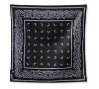 Nomadix | Bandana Towel | Lightweight Hiking Bandana | Paisley Black One Size