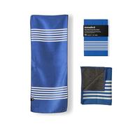 Nomadix Mini Towel - Perfect for Beach, Pool, Travel, Camping, Yoga - Made with Recycled Materials - Super Absorbent - Sand Resistant - Poolside Navy - 16x40