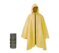 Nomadnia Plus Size Adult Rain Poncho with Hood and Zipper, Poncho Para Lluvia, Tactical Ponchos Adult For Camping, Hiking, Fishing, Travel and Outdoors. Easy to Pack. Yellow