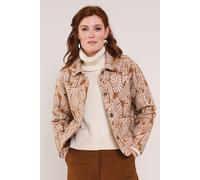 Nomads Clothing Women's Cotton Handloom Jacket in Brown | Size: 18 Nomads Clothing Brown 18
