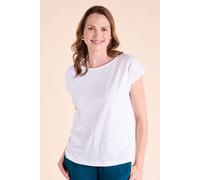 Nomads Clothing Women's Cotton Jersey Top in White | Size: 10 Nomads Clothing White 10