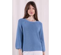 Nomads Clothing Women's Cotton Wide Neck Jumper in Light Blue | Size: Large Nomads Clothing Light Blue L