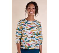 Nomads Clothing Women's Dart Sleeve Top in Ivory | Size: 12 Nomads Clothing Ivory 12