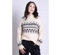 Nomads Clothing Women's Fairisle Jumper in Ivory | Size: Large Nomads Clothing Ivory L
