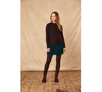 Nomads Clothing Women's GOTS Organic Cotton Rib Jumper in Brown | Size: XL Nomads Clothing Brown XL