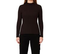 Nomads Clothing Women's Jumpers Organic Cotton Breathable Lightweight Ribbed Collar Long Sleeve Womens Sweaters for Fall Clothing Deals, Brown, M