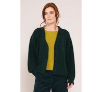 Nomads Clothing Women's Organic Cotton & Alpaca Wool Cardigan in Bottle Green | Size: Medium Nomads Clothing Bottle Green M