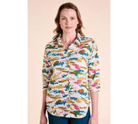 Nomads Clothing Women's Scoop Hem Shirt in Ivory | Size: 16 Nomads Clothing Ivory 16