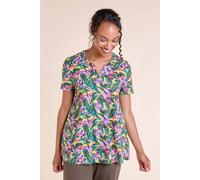 Nomads Clothing Women's Womens Cotton Floral Jersey Top | Size: 14 Nomads Clothing Multicolor 14