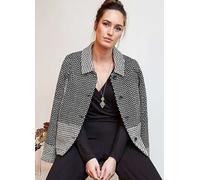 Nomads Handloom Statement Jacket Black