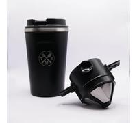 Nomads Kitchen Travel Filter Coffee Mug | Portable Coffee Mug with Built-in Filter for Fresh Brew On-The-Go | Ideal for Camping, Hiking, Fishing & Outdoor Adventures. Perfect Mothers Day Gift.