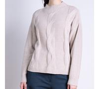 Nomads Organic Cable Knit Jumper - Sand