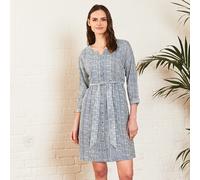 Nomads Tunic Shirt Dress - White