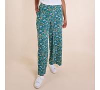 Nomads Wide Leg Viscose Trousers - Neptune