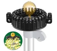 Nomanak Christmas Tree Flagpole Mega Topper Light Hook, Flag Pole Light Kit For Hanging Lights, Outdoor Decoration