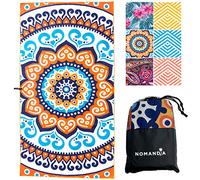 Nomandia Microfibre Beach Towel - Quick Dry Extra Large Microfibre Towel - Sand Free & Lightweight Beach Towels for Adults - Ultimate Travel, Holiday & Swim Towels - Designed in the UK - Bag Included