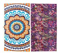 Nomandia Microfibre Beach Towel - Quick Dry Extra Large Microfibre Towel - Sand Free & Lightweight Beach Towels for Adults - Ultimate Travel, Holiday & Swim Towels - Designed in the UK - Bag Included