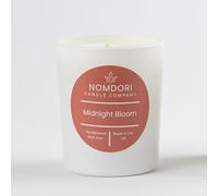 NOMDORI Midnight Bloom 75g Scented Candle | 100% Coconut & Rapeseed Wax | Burns for up to 24 Hours | Gift for Men and Women | Handpoured in UK | Premium, Luxury & Vegan