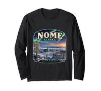 Nome Alaska AK USA, Dog Race, Alaska Natives, Long Sleeve T-Shirt