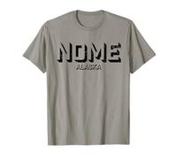 Nome Alaska - Nome AK Block T-Shirt