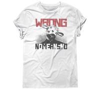 Nomeansno Wrong T-Shirt Punk Rock Music Band No Means No (UK, Alpha, M, Regular, Regular, Standard, White)