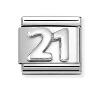 Nomination Oxidised Special Birthday Charm - 21