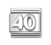 Nomination Oxidised Special Birthday Charm - 40