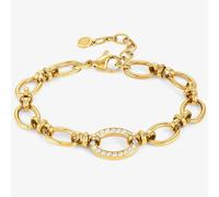 Nomination Affinity Gold-Tone & Cubic Zirconia Bracelet 028603/012