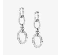 Nomination Affinity Silver-Tone & Cubic Zirconia Drop Earrings 028608/001