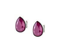 Nomination Allure Earrings for woman in Stainless Steel with Fuchsia Crystal. Made in Italy.