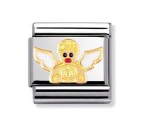 Nominations Nomination Composable Classic Christmas Gold Angel Link