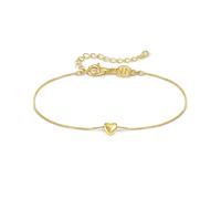 Nomination Armonica Gold Plated Cubic Zirconia Heart Pendant Bracelet 241302/006