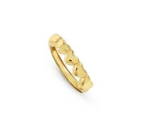 Nomination Armonica Heart Gold Tone Adjustable Ring